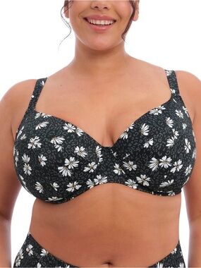 Elomi Plain SailingPlunge UnderwireBikini Top ES7274 36J